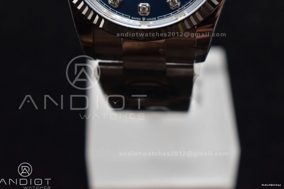 Steel DateJust DIWF 904L MultiPurpose Best SA Blue 1:1 Oyster Edition Diamonds Bracelet 403 on 36 Dial 1006